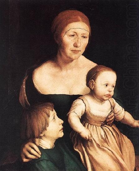 Hans holbein the younger The Artist's Family china oil painting image